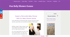 Desktop Screenshot of fun-babyshower-games.com